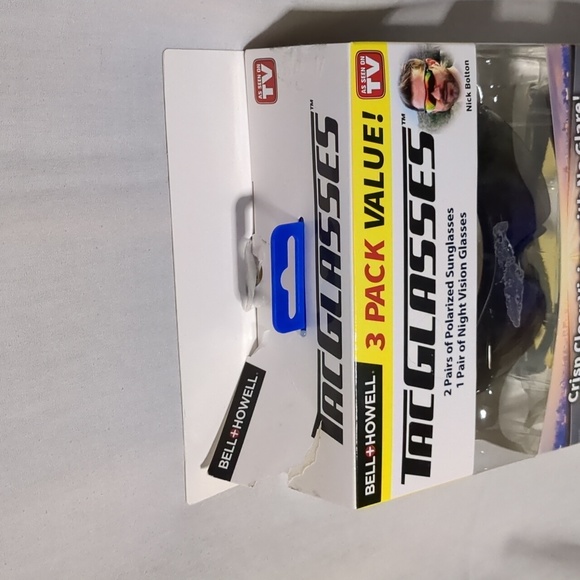 New 3 Pair TacGlasses See Clearer During the Day & At Night Blue UV Light Block - Picture 3 of 3